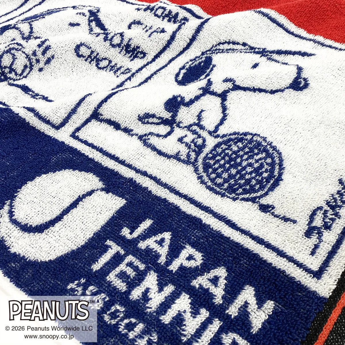木下グループジャパンオープンテニス スヌーピーフェイスタオル
