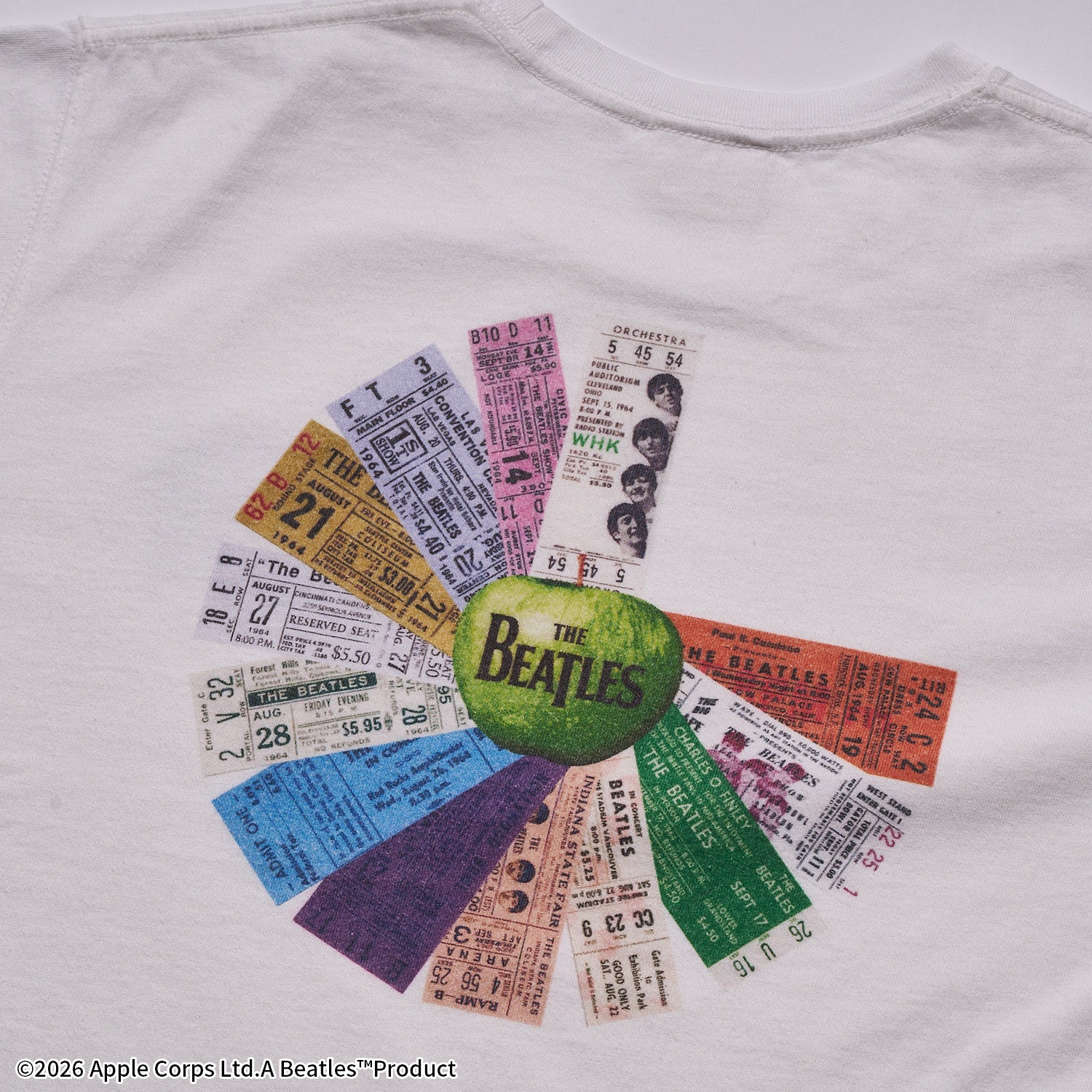 ザ・ビートルズ 60' LIVE TICKET Tシャツ
