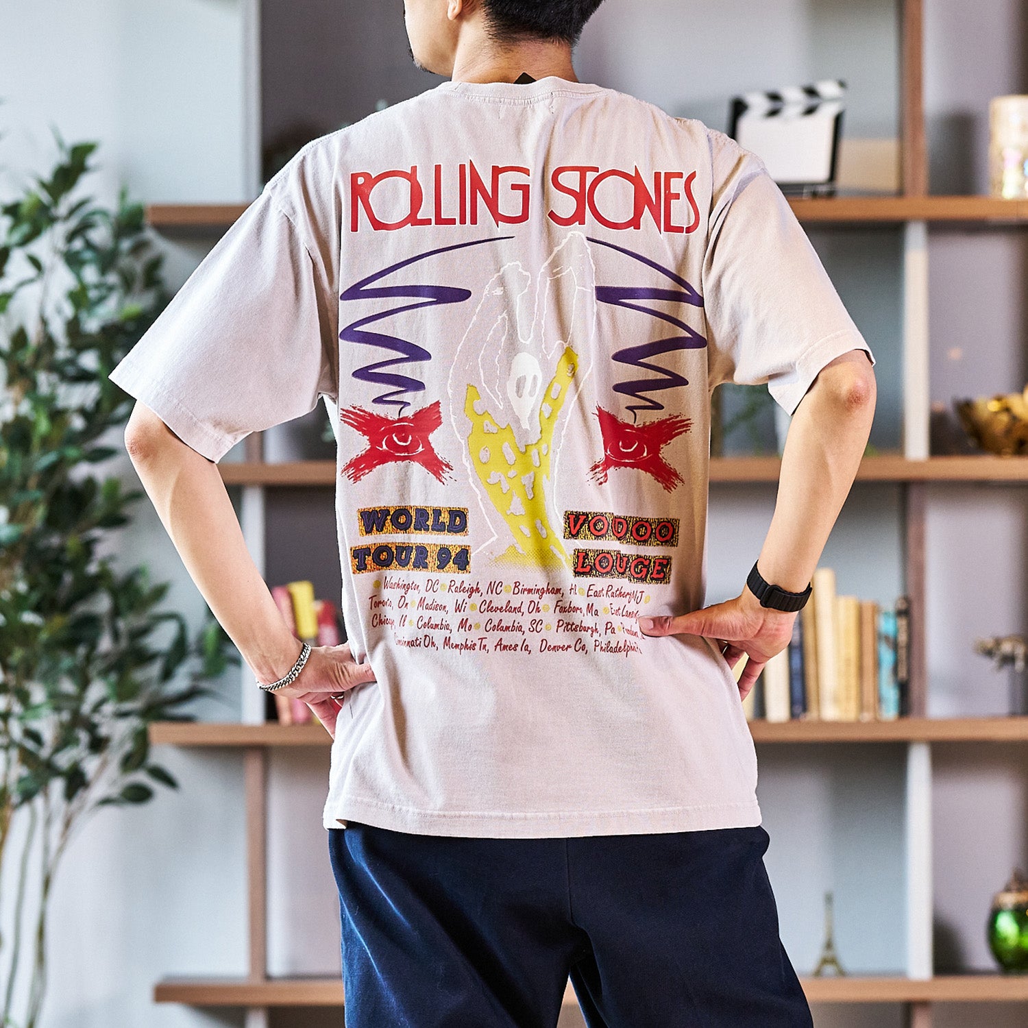 ザ・ローリング・ストーンズ Voodoo Lounge World Tour 94 Tシャツ(U/MUSIC)