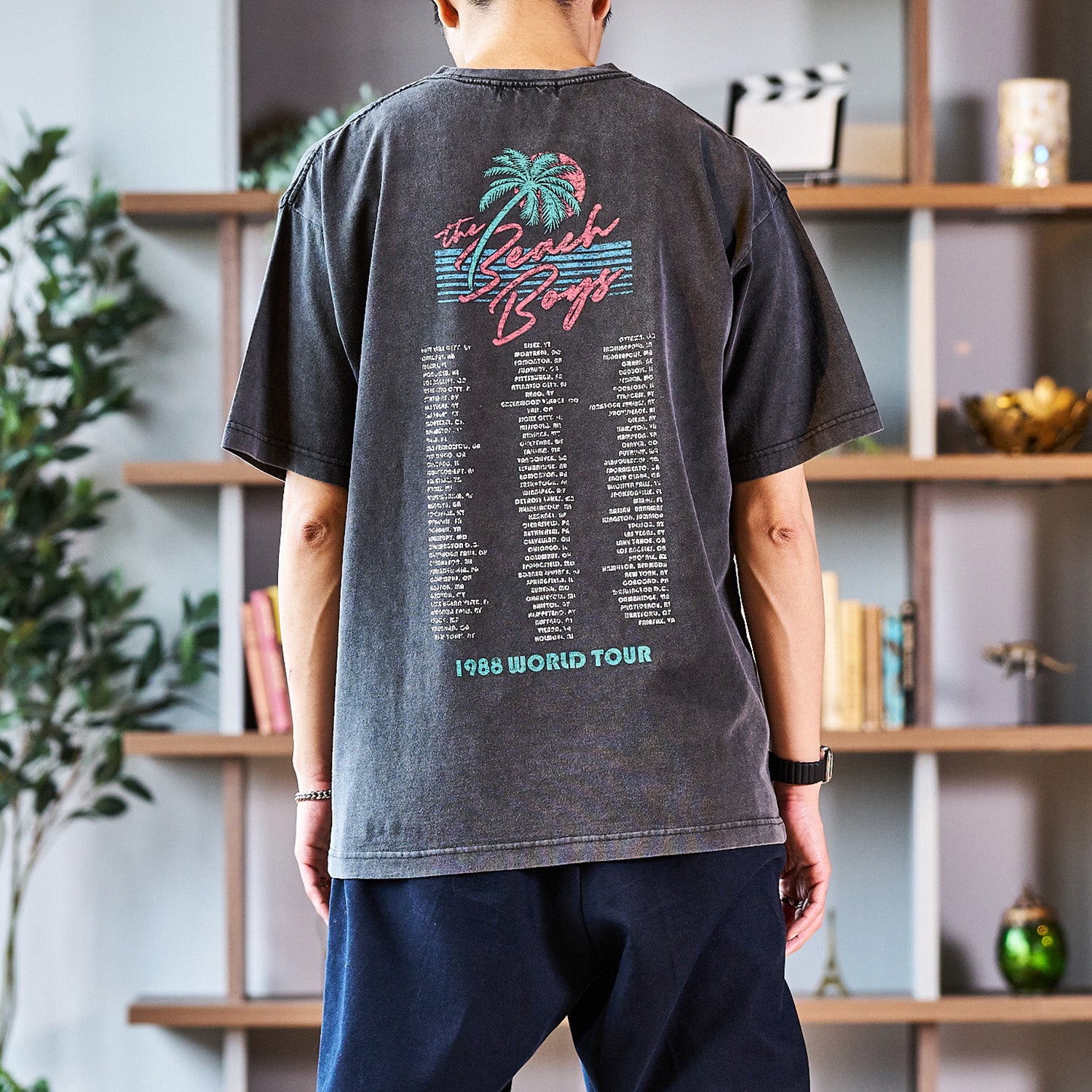 ザ・ビーチ・ボーイズ 1988 WORLD TOUR Tシャツ(U/MUSIC)