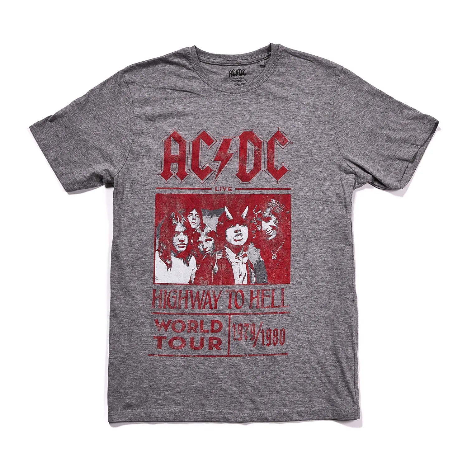 AC/DC Highway to hell World Tour 1979/1980 Tシャツ(ロック・オフ/ROCK OFF)