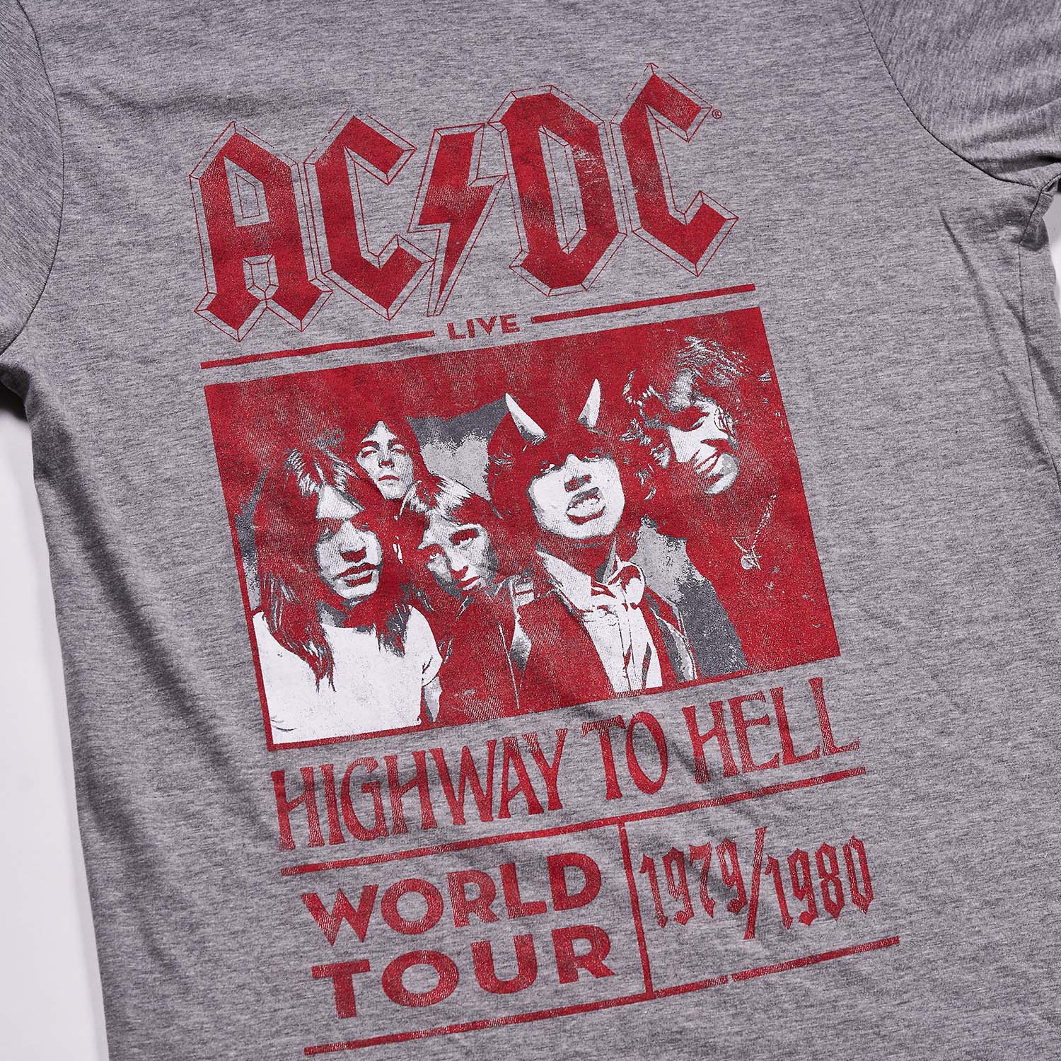 AC/DC Highway to hell World Tour 1979/1980 Tシャツ(ロック・オフ/ROCK OFF)