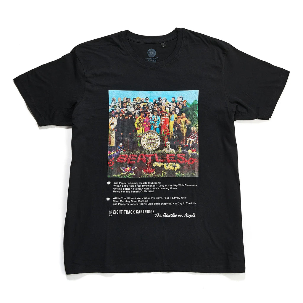 ザ・ビートルズ Sgt Pepper 8 Track Tシャツ（ロック・オフ/ROCK OFF
