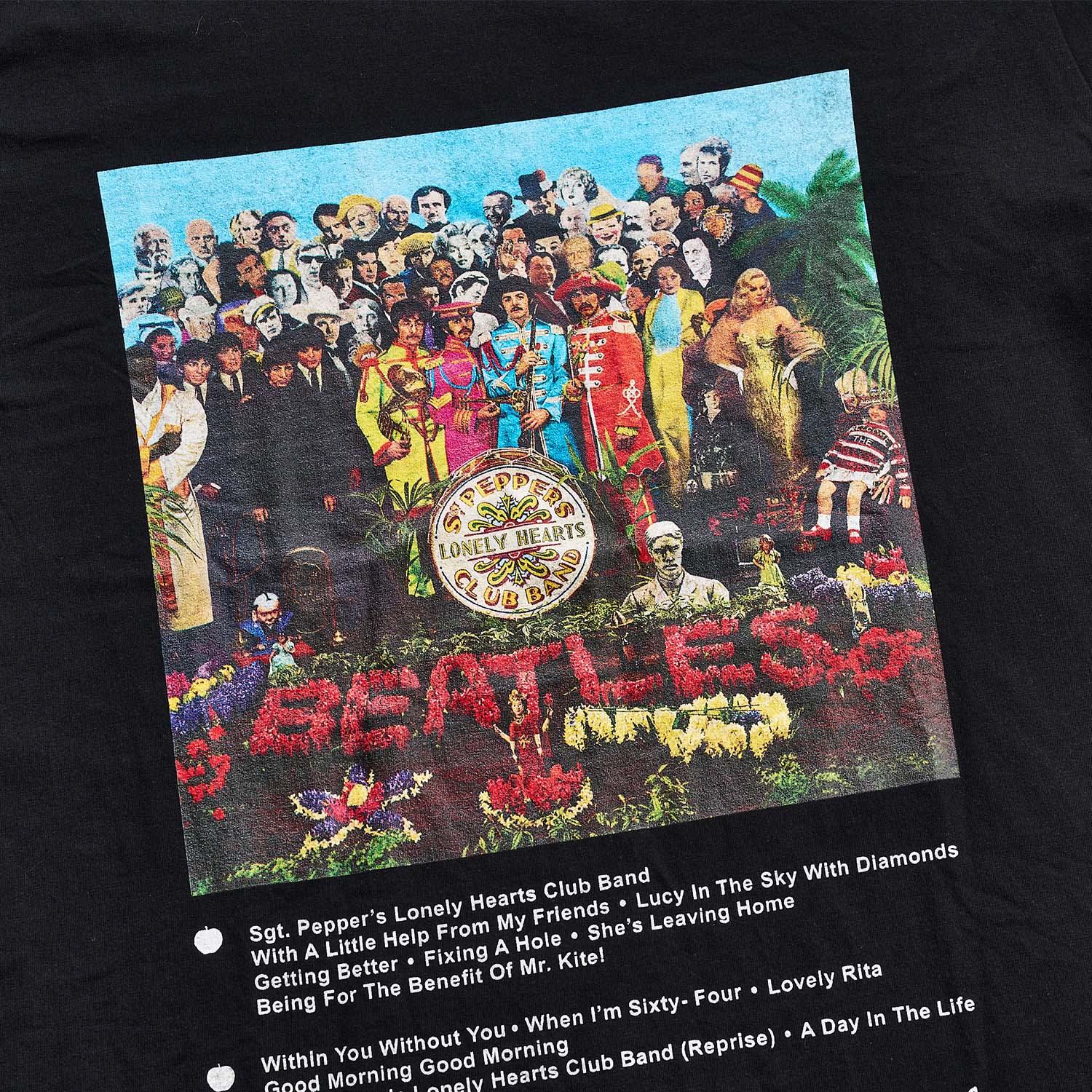 ザ・ビートルズ Sgt Pepper 8 Track Tシャツ(ロック・オフ/ROCK OFF)