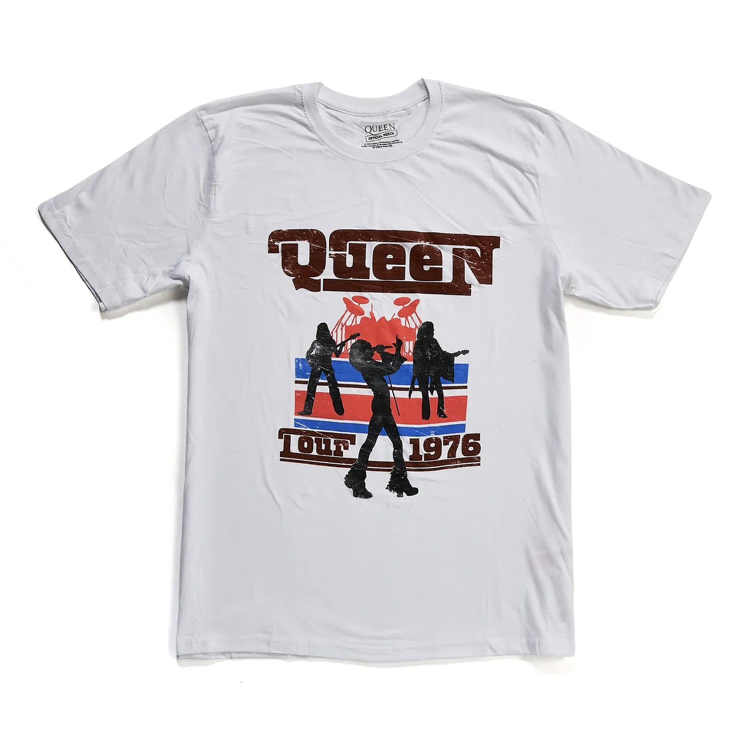 クイーン 1976 Tour Silhouettes Tシャツ(ロック・オフ/ROCK OFF)