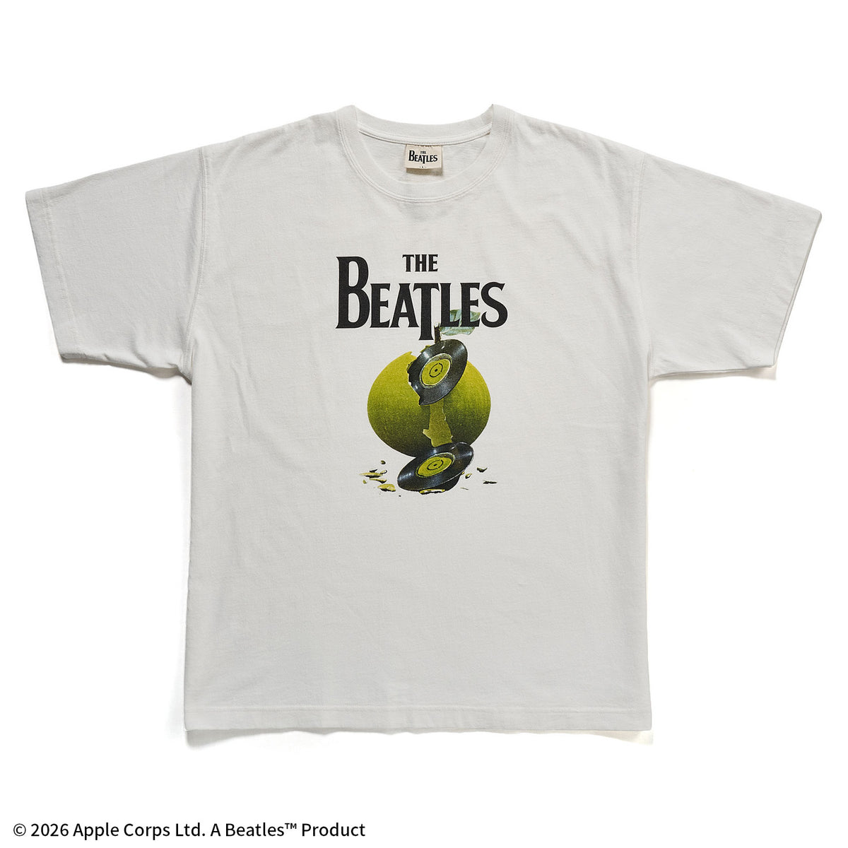 ザ・ビートルズ RECORD プリントTシャツ