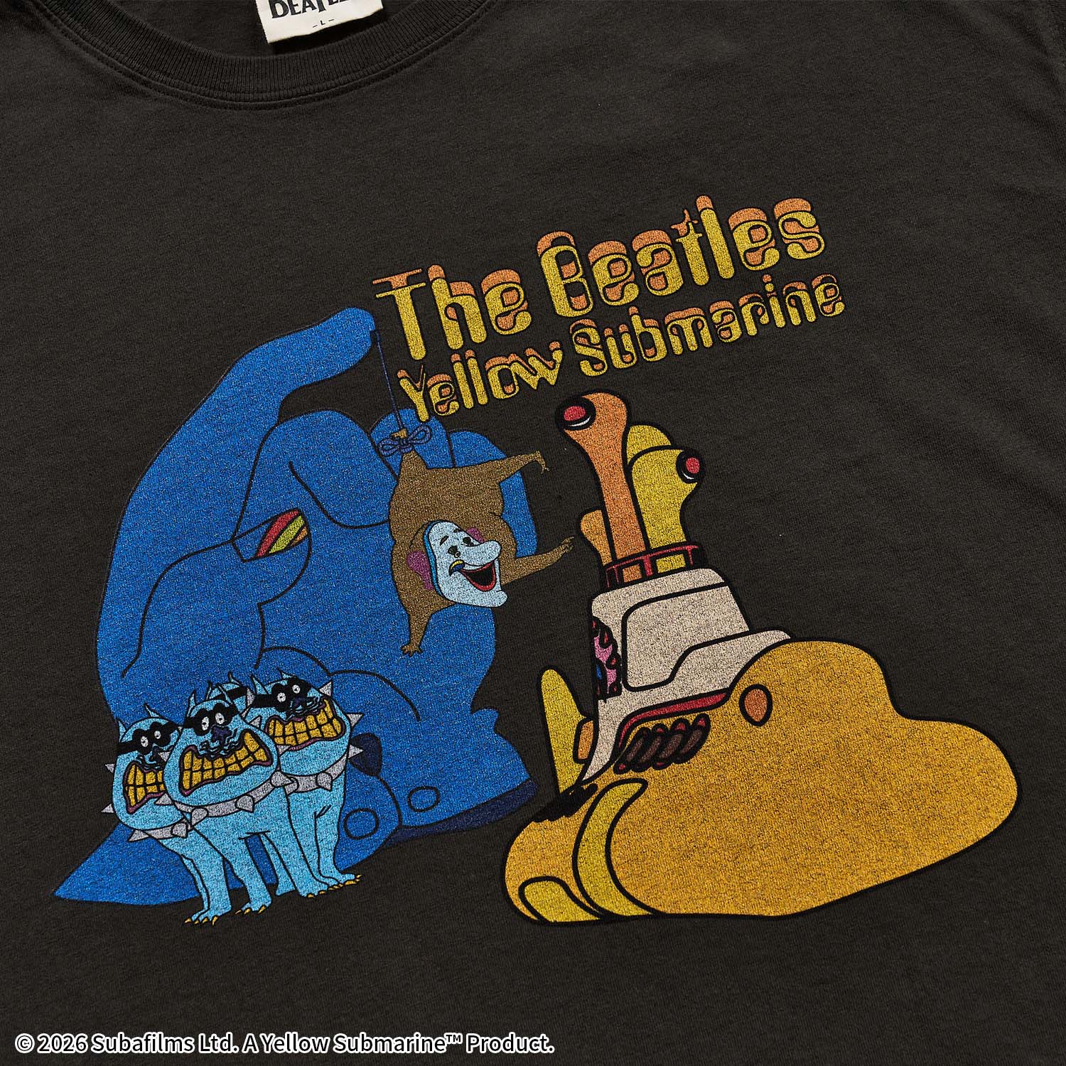 ザ・ビートルズ YELLOWSUBMARINE プリントTシャツ