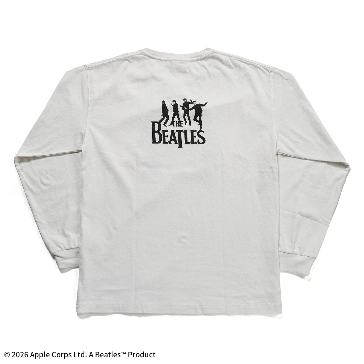 ザ・ビートルズ MEMBER APPLEプリント ロングスリーブTシャツ