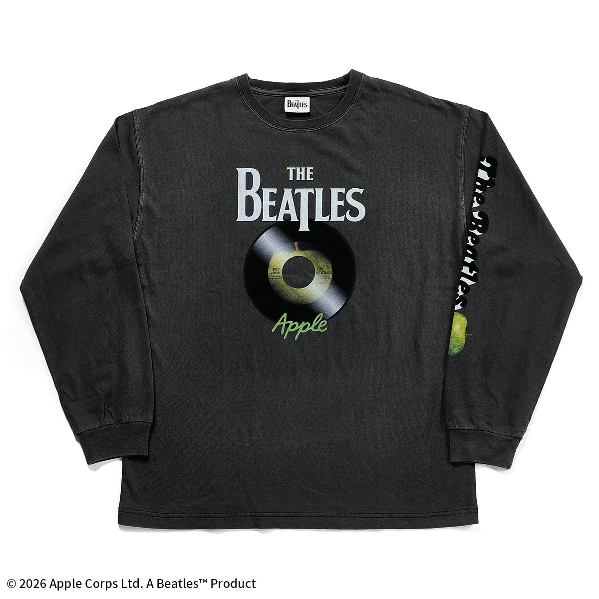 ザ・ビートルズ RECORDプリント ロングスリーブTシャツ