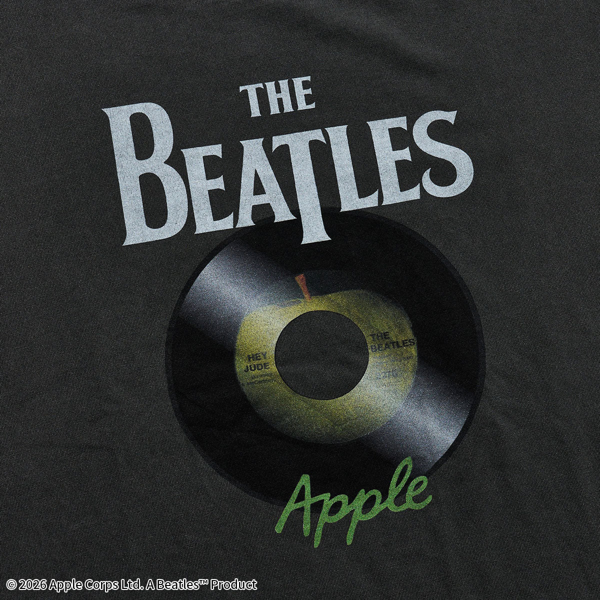 ザ・ビートルズ RECORDプリント ロングスリーブTシャツ