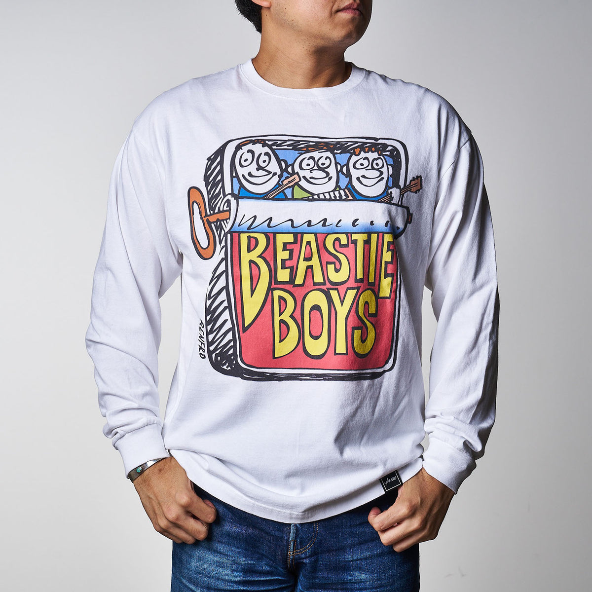 ビースティ・ボーイズ(BEASTIE BOYS)IllustrationロングスリーブTシャツ(U/MUSIC)