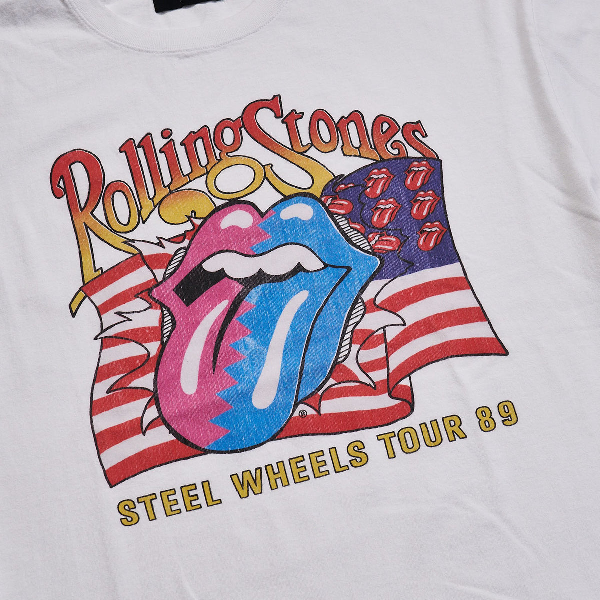ザ・ローリング・ストーンズ Steel Wheels Tour Tシャツ(U/MUSIC)
