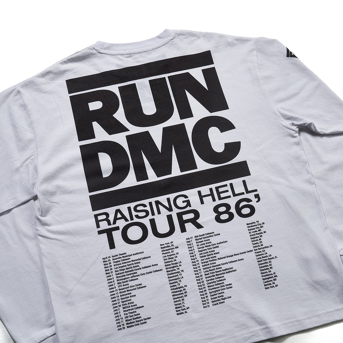 RUN DMC RAISING HELL TOUR 86 ロングTシャツ(ジョンブル/JOHNBULL)