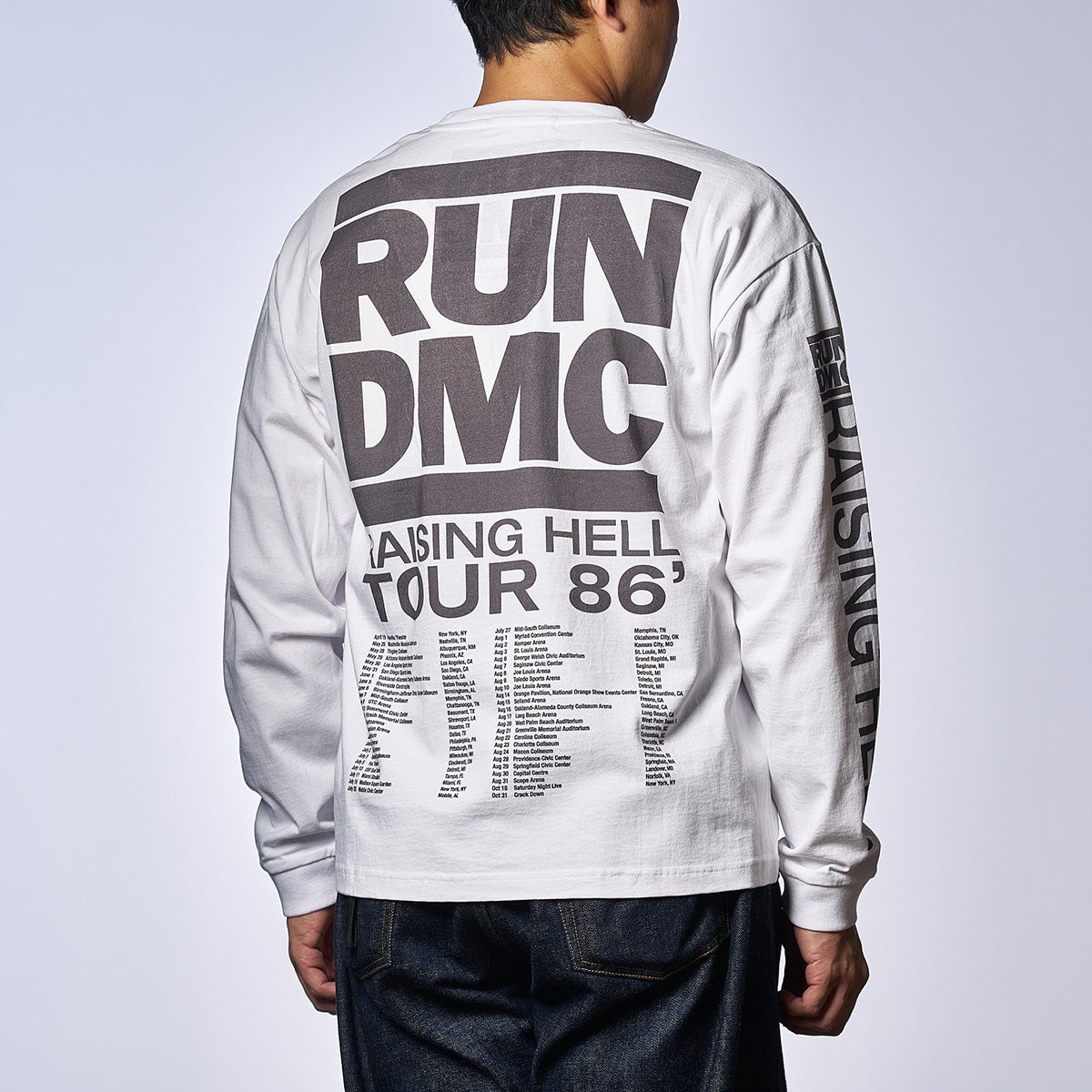 RUN DMC RAISING HELL TOUR 86 ロングTシャツ(ジョンブル/JOHNBULL)