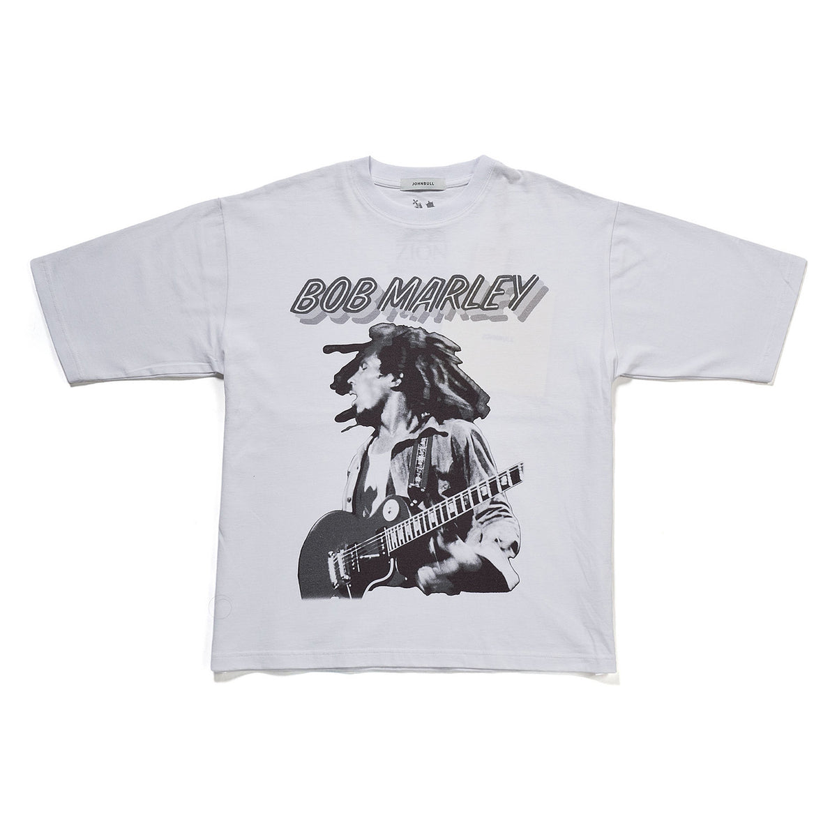 ボブ・マーリー playing guitar Tシャツ(ジョンブル/JOHNBULL)