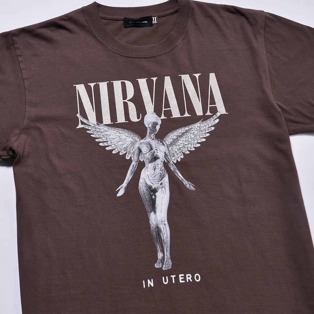 ニルヴァーナ(NIRVANA) IN UTERO Angel Graphic Tシャツ(グッドロックスピード/GOOD ROCK SPEED)