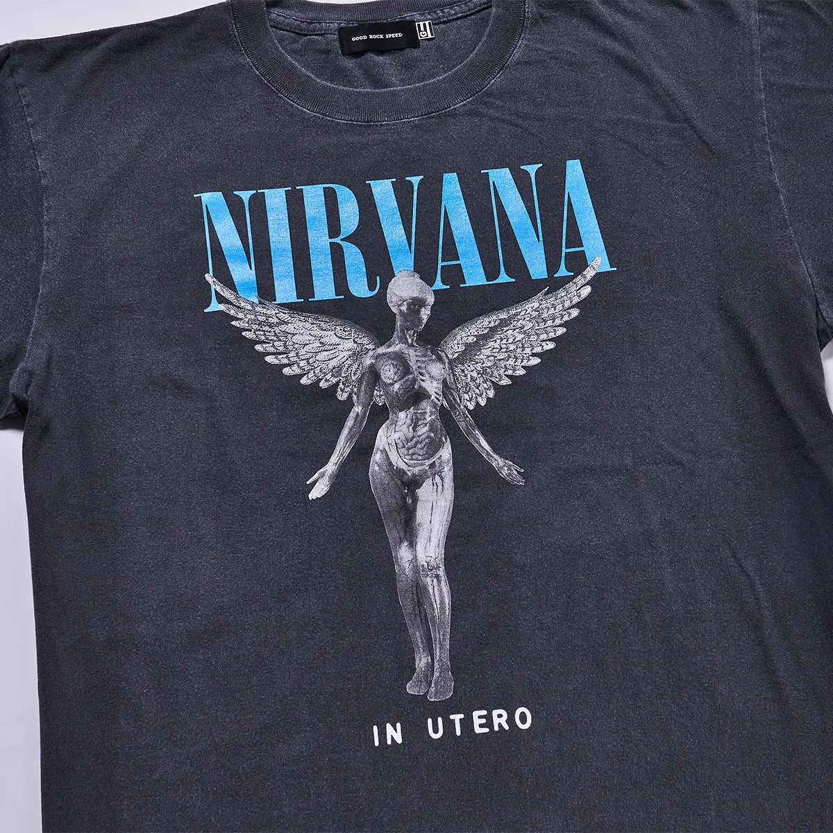 ニルヴァーナ(NIRVANA) IN UTERO Angel Graphic Tシャツ(グッドロックスピード/GOOD ROCK SPEED)