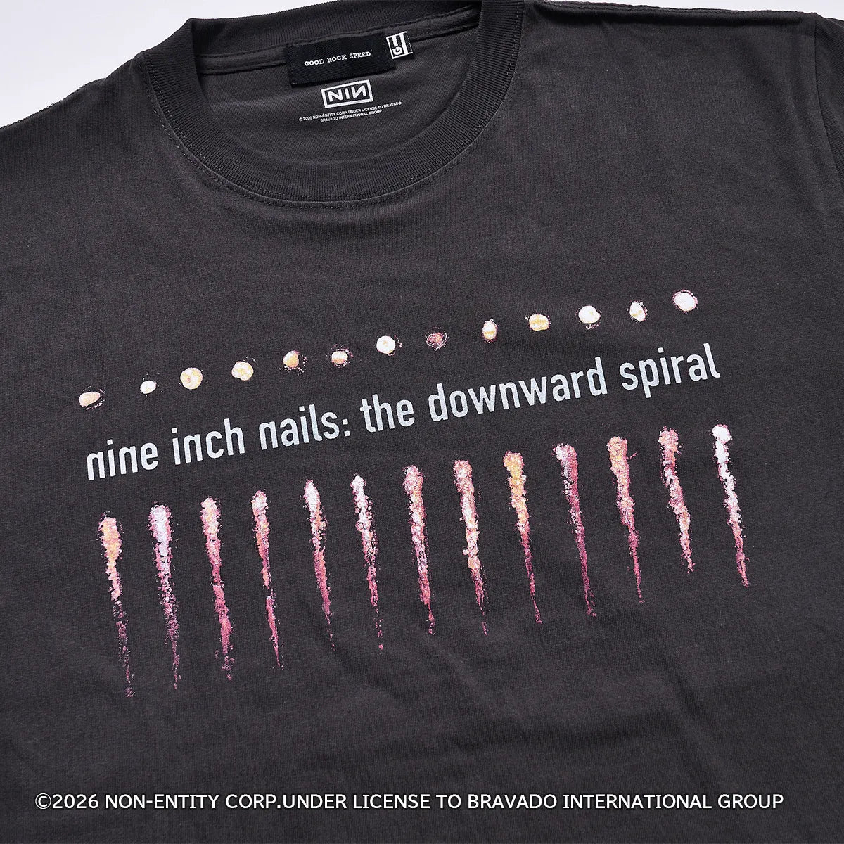 ナイン・インチ・ネイルズ(Nine Inch Nails) The Downward Spiral Graphic Tシャツ(グッドロックスピード/GOOD ROCK SPEED)