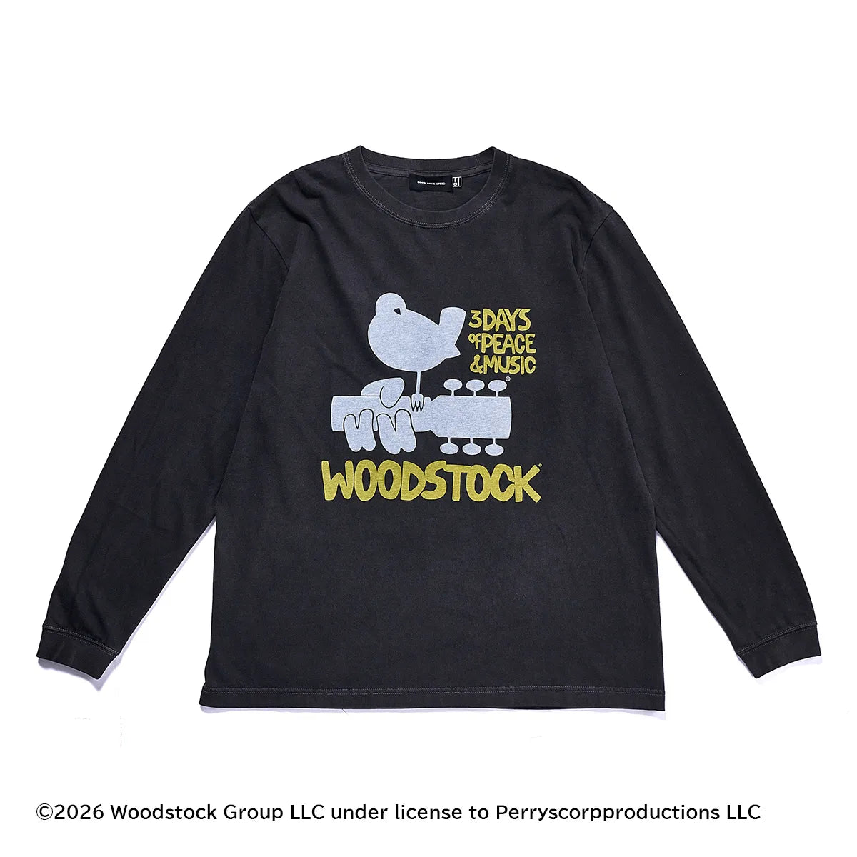 ウッド・ストック(WOODSTOCK) 3 Days of Peace & Music Long Sleeve Tシャツ(グッドロックスピード/GOOD ROCK SPEED)