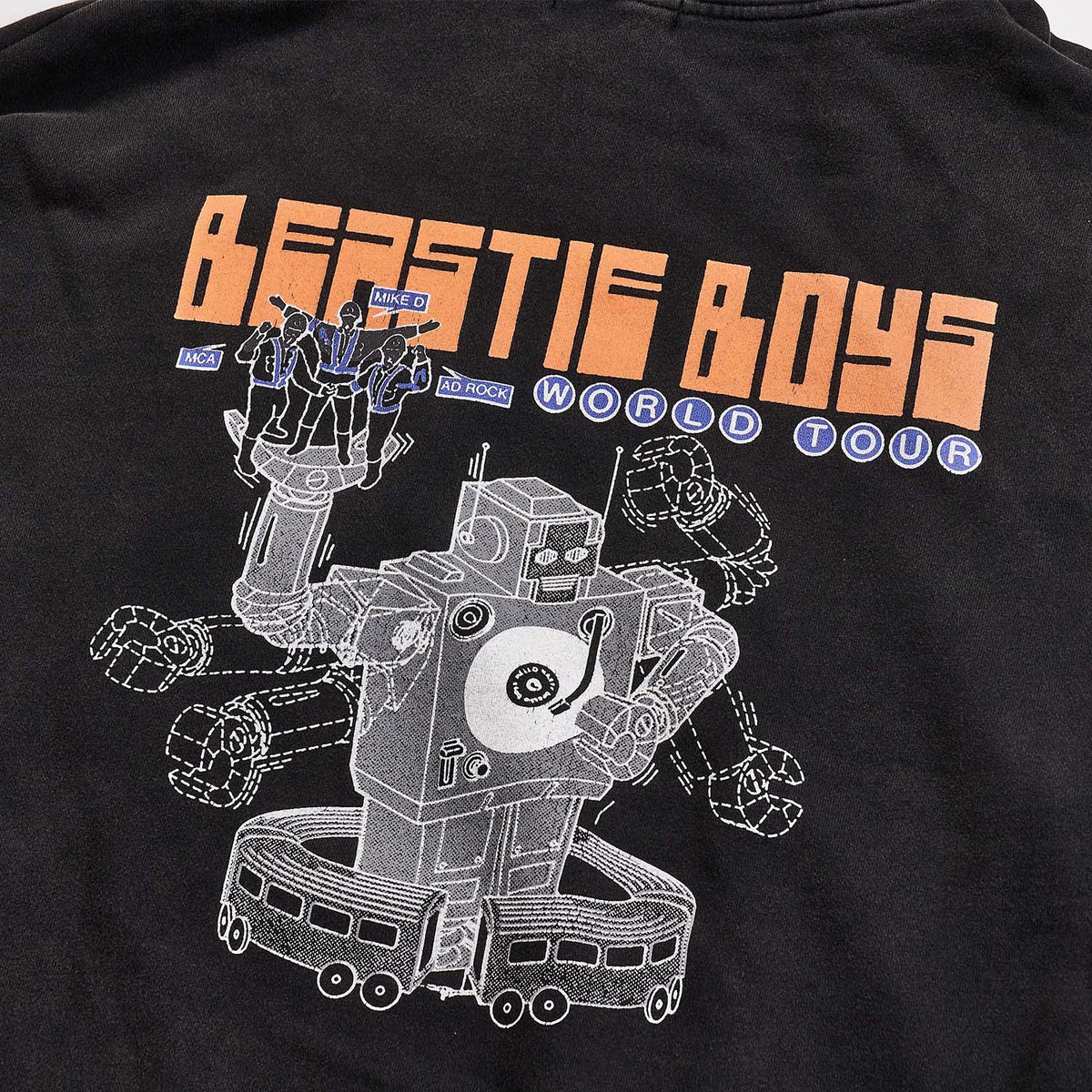 ビースティ・ボーイズ(BEASTIE BOYS) World Tour パーカー(U/MUSIC)