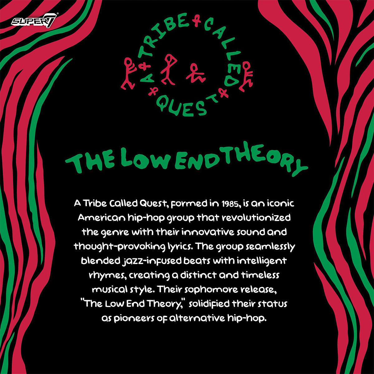 A TRIBE CALLED QUEST ア・トライブ・コールド・クエスト: The Low End Theory 3PK(SUPER7)リ・アクション