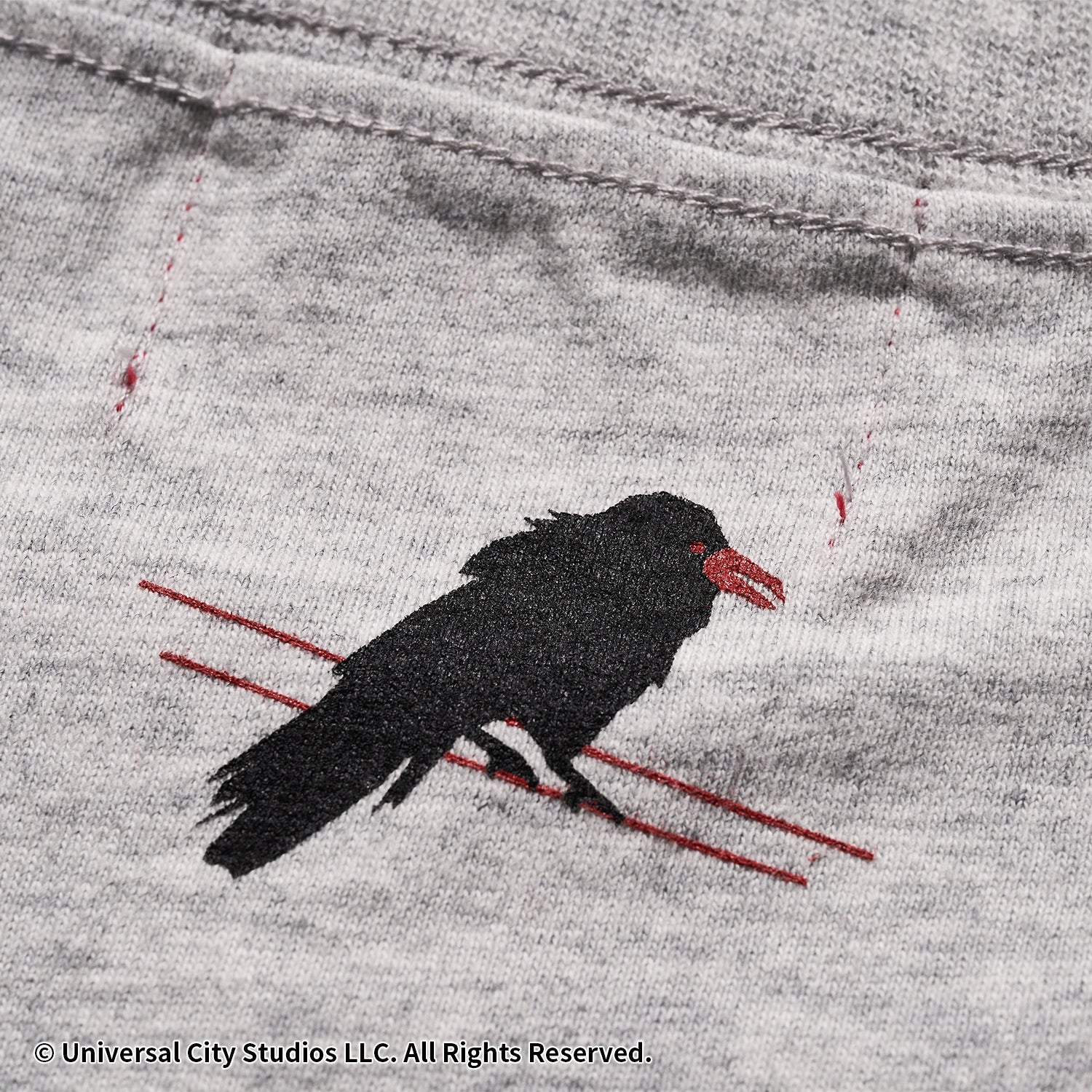 ヒッチコック「鳥」 デザイン Tシャツ