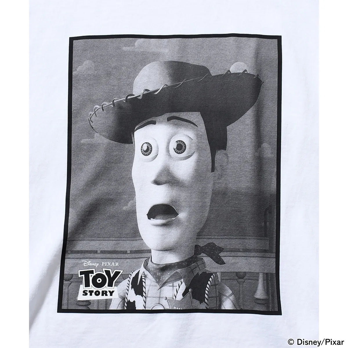 「トイ・ストーリー」驚くウッディ Tシャツ