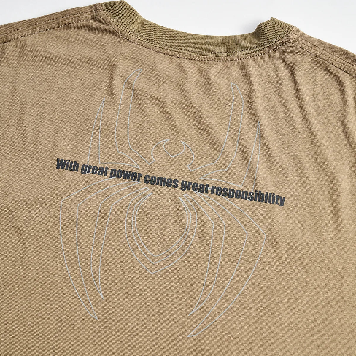 マーベル スパイダーマン Tシャツ 大いなる力には大いなる責任が伴う