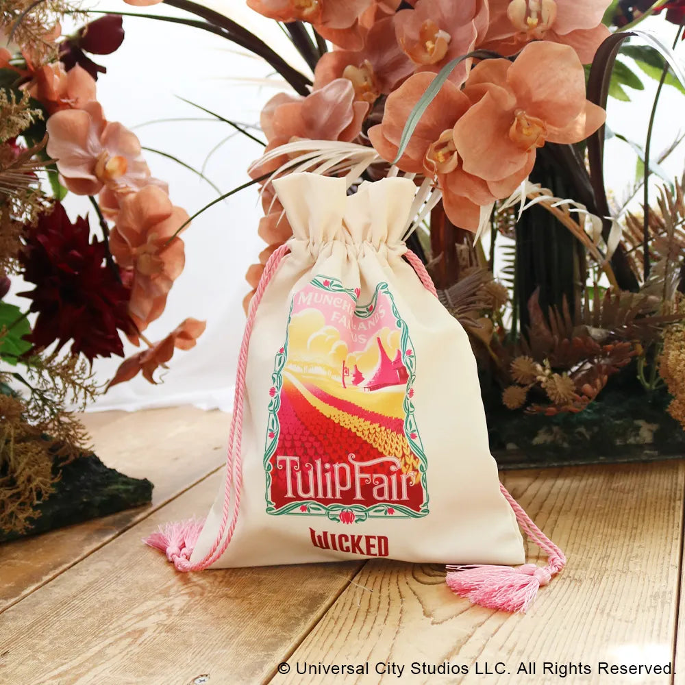 「ウィキッド」 巾着ポーチ(マンチキンランド)
