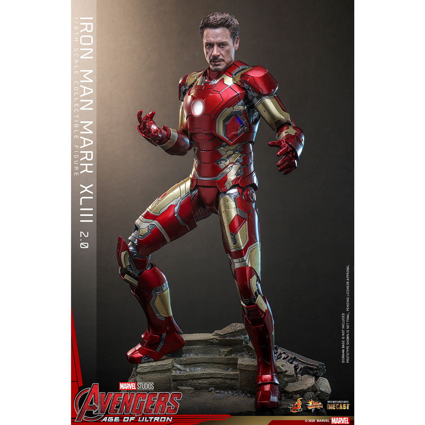 【マーベル/MARVEL】映画『アベンジャーズ/エイジ・オブ・ウルトロン』【ムービー・マスターピース DIECAST】『アベンジャーズ/エイジ・オブ・ウルトロン』1/6スケールフィギュア アイアンマン・マーク43(2.0版)