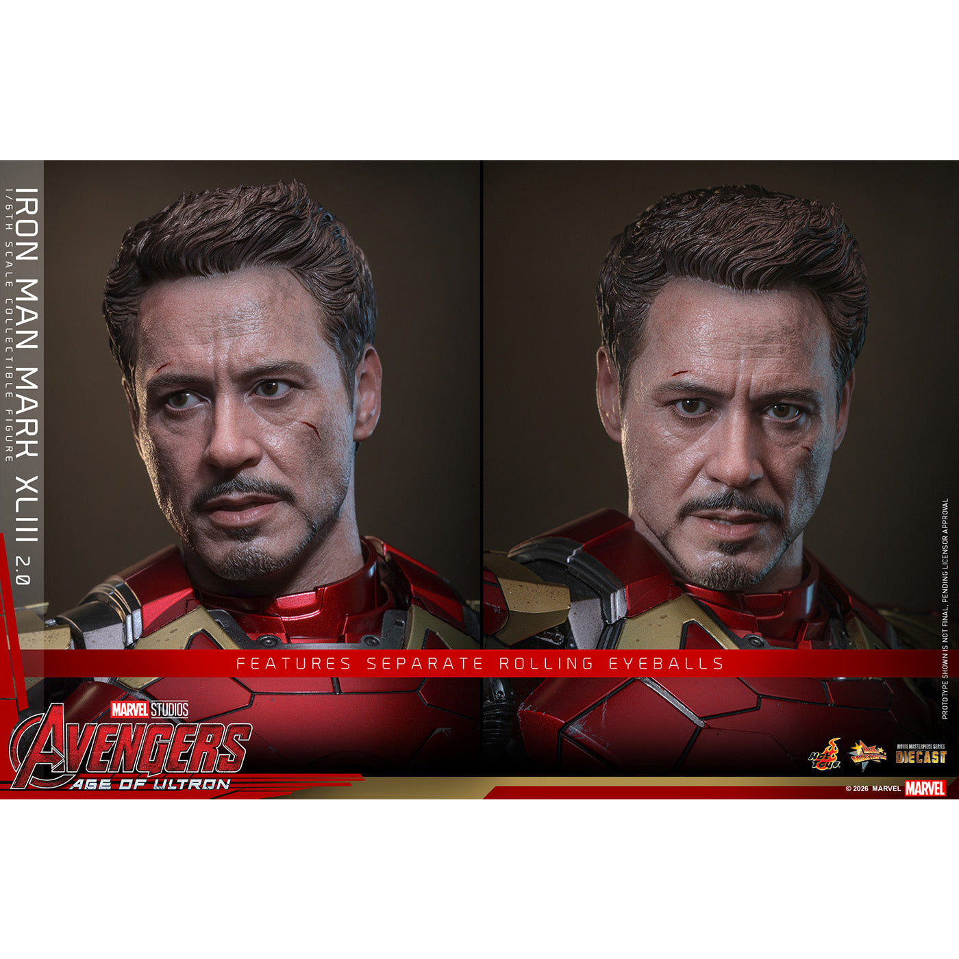 【マーベル/MARVEL】映画『アベンジャーズ/エイジ・オブ・ウルトロン』【ムービー・マスターピース DIECAST】『アベンジャーズ/エイジ・オブ・ウルトロン』1/6スケールフィギュア アイアンマン・マーク43(2.0版)