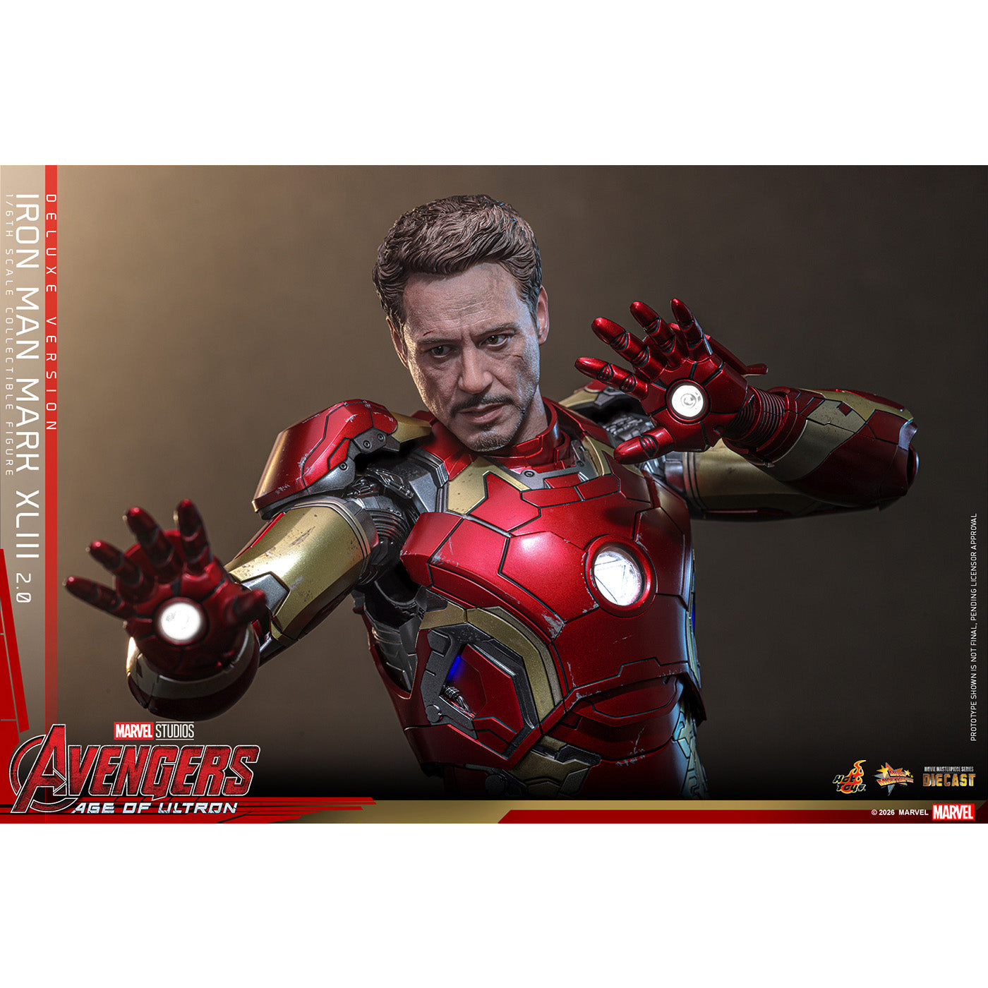 【マーベル/MARVEL】映画『アベンジャーズ/エイジ・オブ・ウルトロン』【ムービー・マスターピース DIECAST】1/6スケールフィギュア アイアンマン・マーク43(2.0/デラックス版)