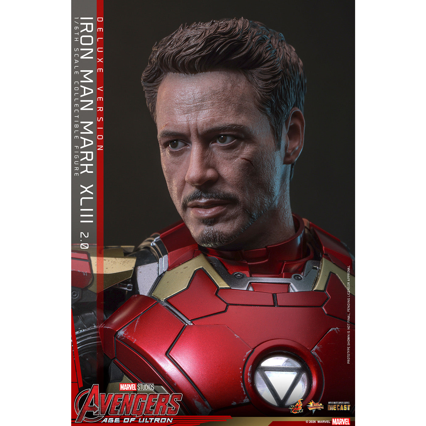 【マーベル/MARVEL】映画『アベンジャーズ/エイジ・オブ・ウルトロン』【ムービー・マスターピース DIECAST】1/6スケールフィギュア アイアンマン・マーク43(2.0/デラックス版)