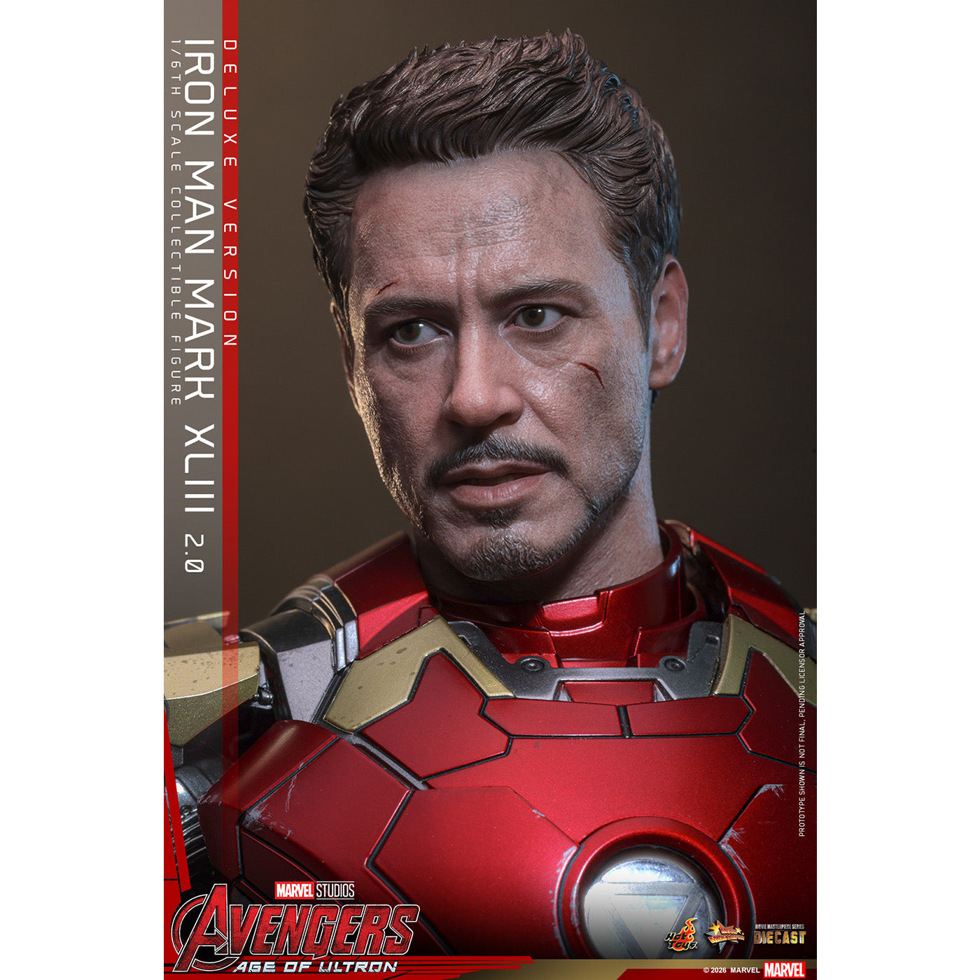 【マーベル/MARVEL】映画『アベンジャーズ/エイジ・オブ・ウルトロン』【ムービー・マスターピース DIECAST】1/6スケールフィギュア アイアンマン・マーク43(2.0/デラックス版)