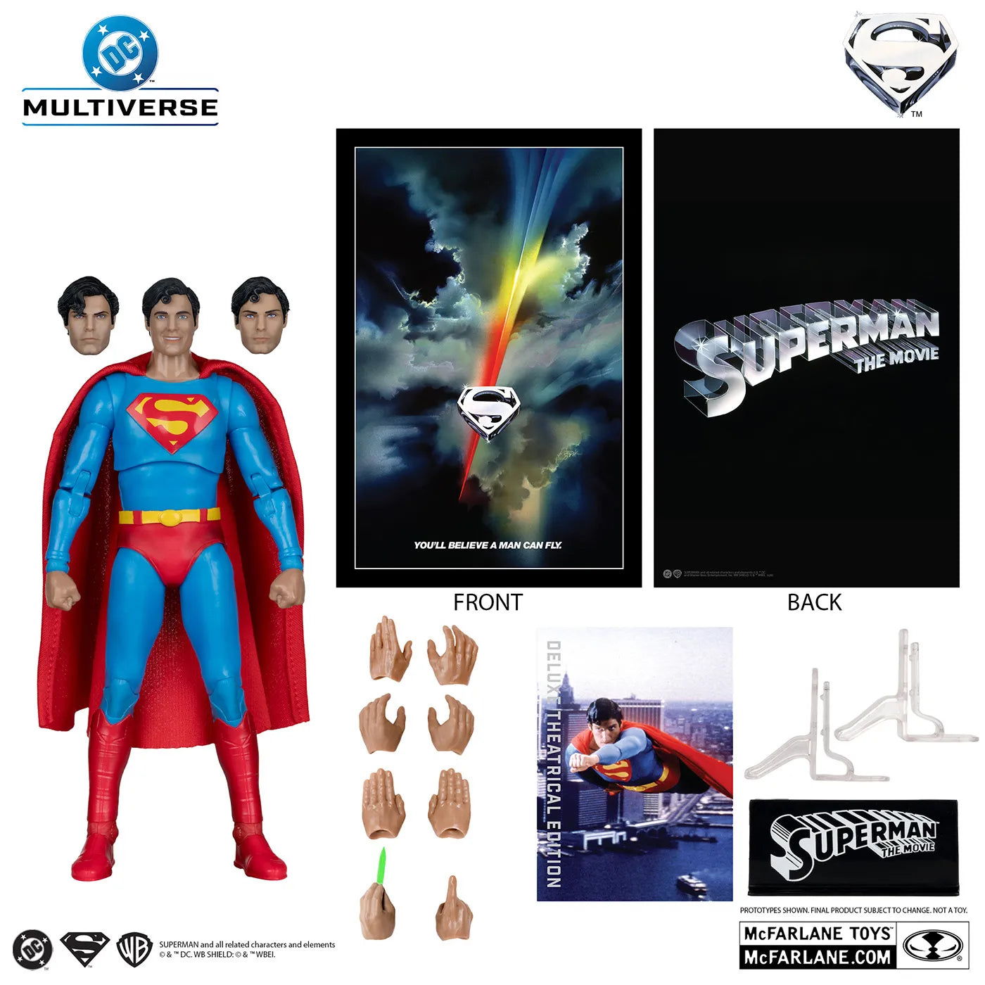 「スーパーマン(1978)」 スーパーマン 7インチ・アクションフィギュア(デラックス・シアトリカル・エディション DCマルチバース)
