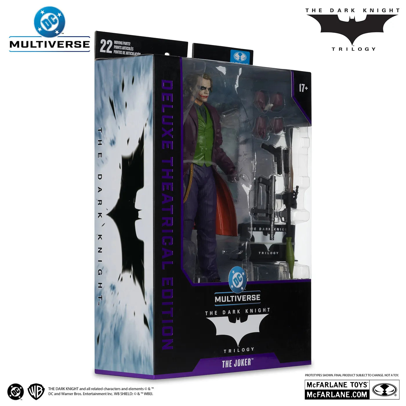 「ダークナイト・トリロジー」 ジョーカー 7インチ・アクションフィギュア(デラックス・シアトリカル・エディション DCマルチバース)