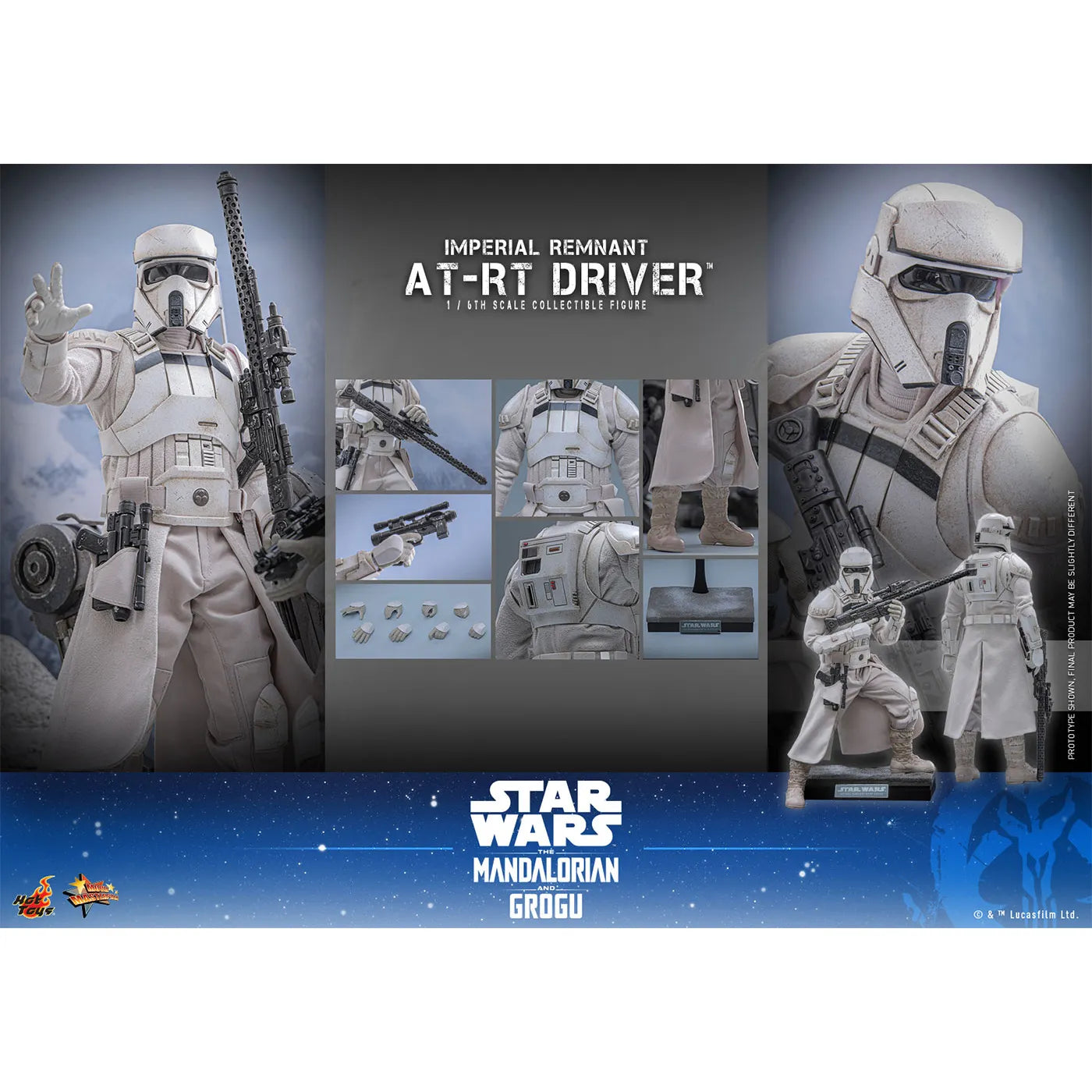 「スター・ウォーズ/マンダロリアン・アンド・グローグー」1/6スケールフィギュア インペリアル・レムナント AT-RTドライバー(ムービー・マスターピース)