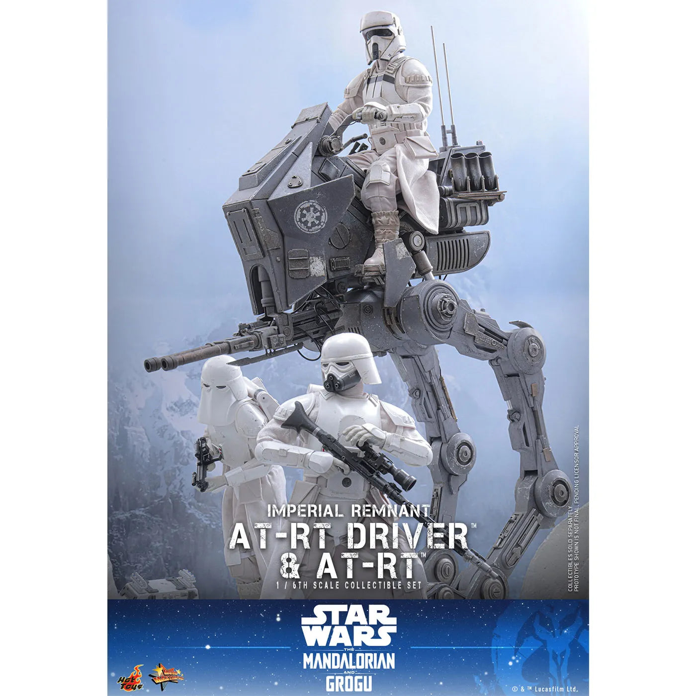 「スター・ウォーズ/マンダロリアン・アンド・グローグー」1/6スケールフィギュア インペリアル・レムナント AT-RTドライバー&AT-RT(ムービー・マスターピース)