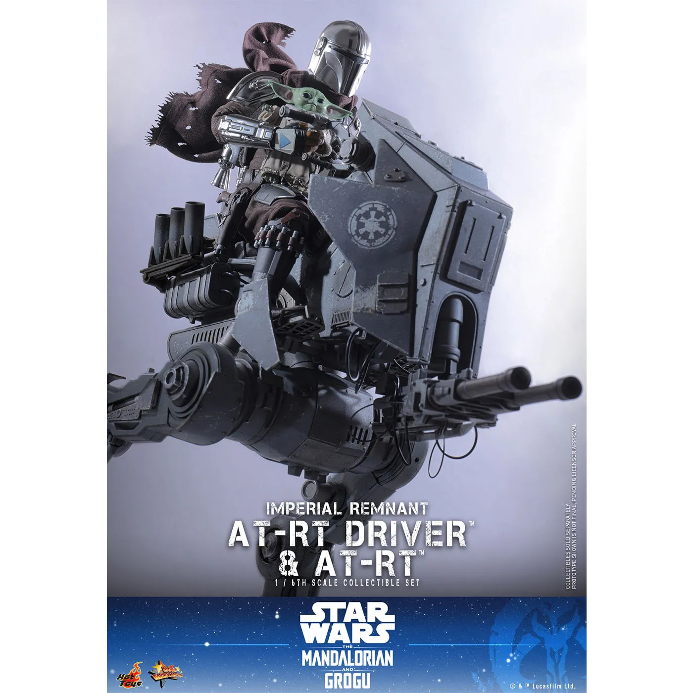 「スター・ウォーズ/マンダロリアン・アンド・グローグー」1/6スケールフィギュア インペリアル・レムナント AT-RTドライバー&AT-RT(ムービー・マスターピース)