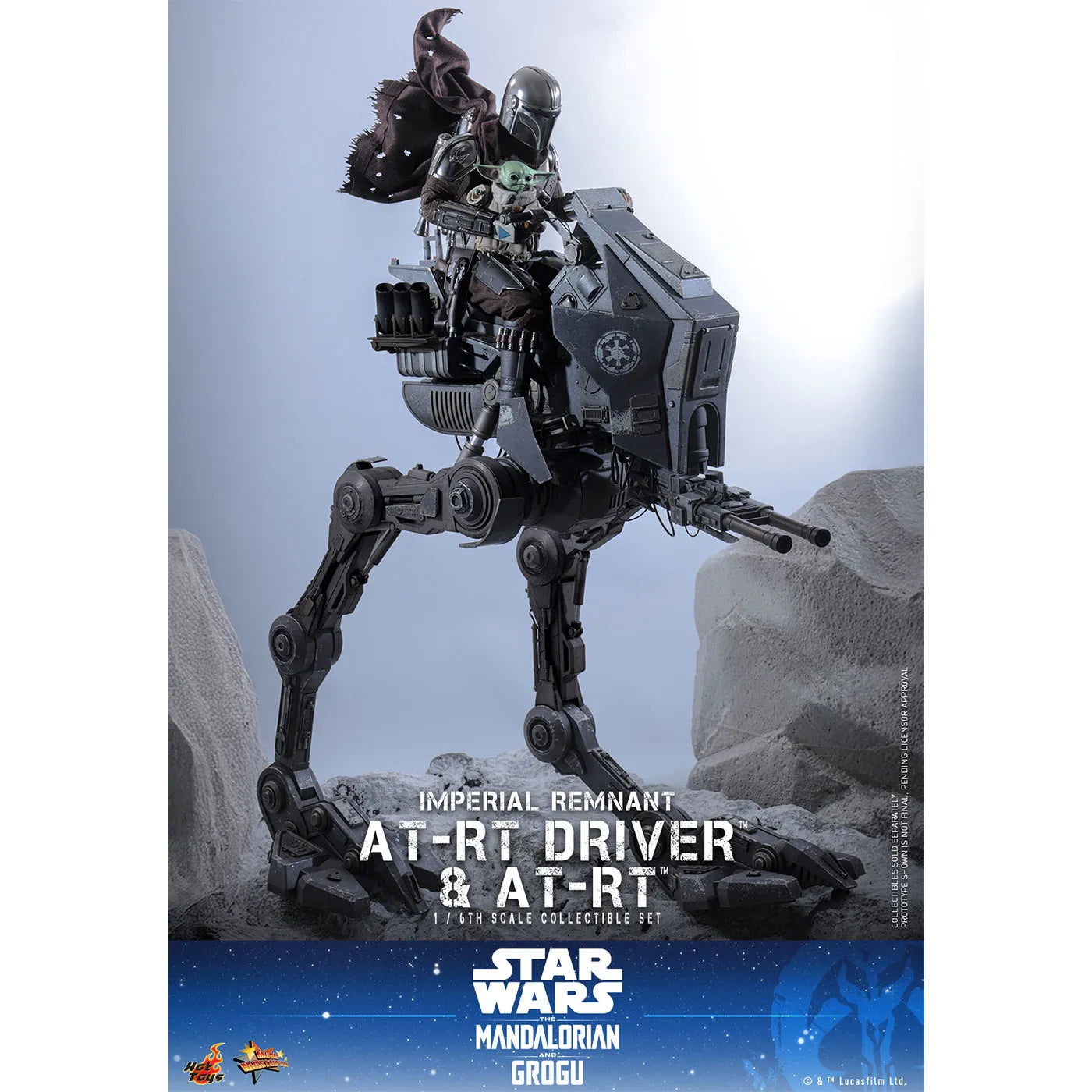 「スター・ウォーズ/マンダロリアン・アンド・グローグー」1/6スケールフィギュア インペリアル・レムナント AT-RTドライバー&AT-RT(ムービー・マスターピース)