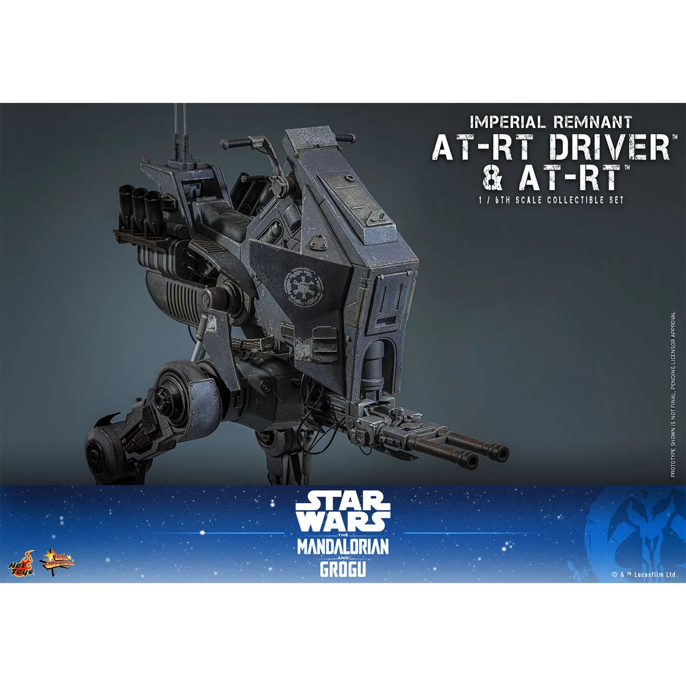 「スター・ウォーズ/マンダロリアン・アンド・グローグー」1/6スケールフィギュア インペリアル・レムナント AT-RTドライバー&AT-RT(ムービー・マスターピース)