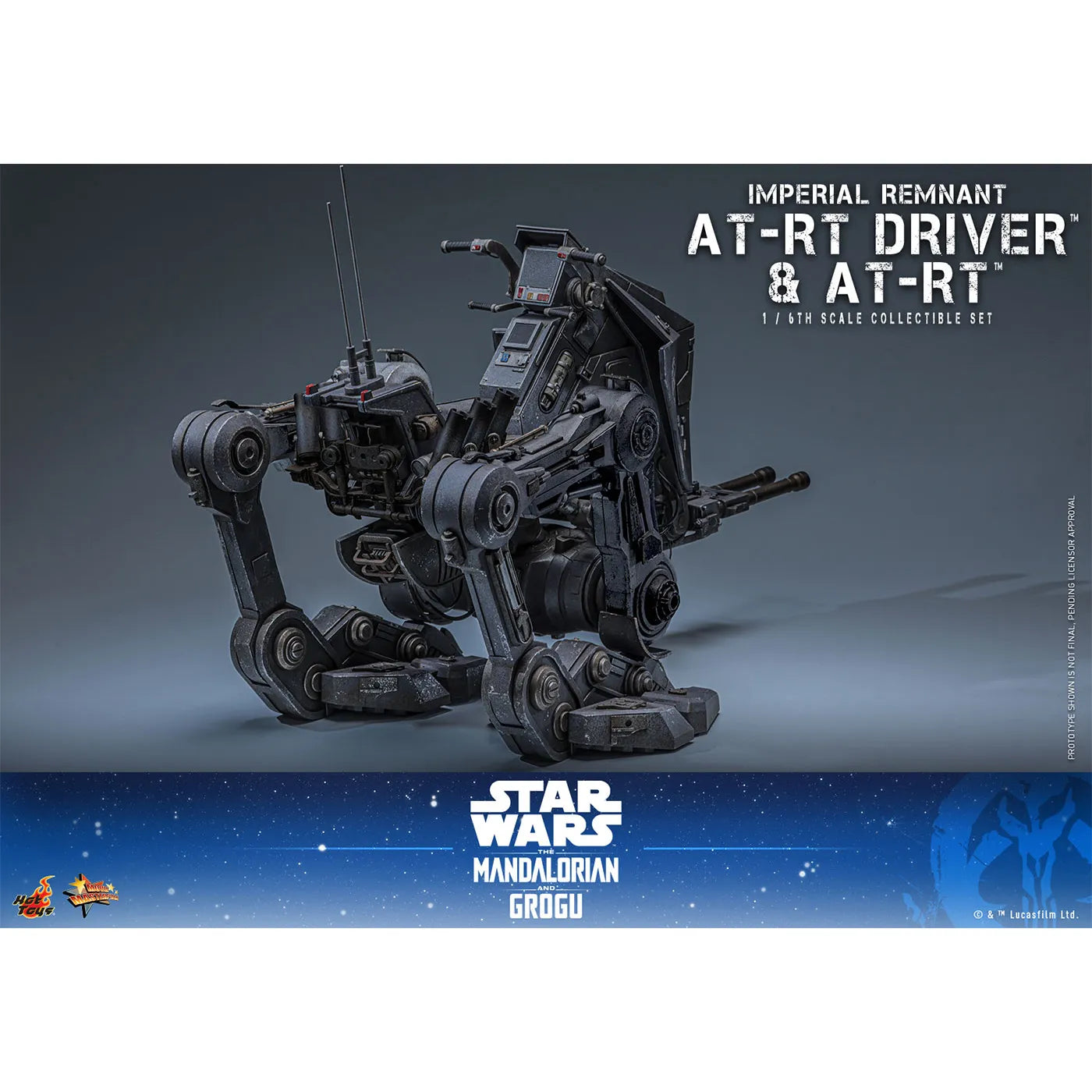 「スター・ウォーズ/マンダロリアン・アンド・グローグー」1/6スケールフィギュア インペリアル・レムナント AT-RTドライバー&AT-RT(ムービー・マスターピース)
