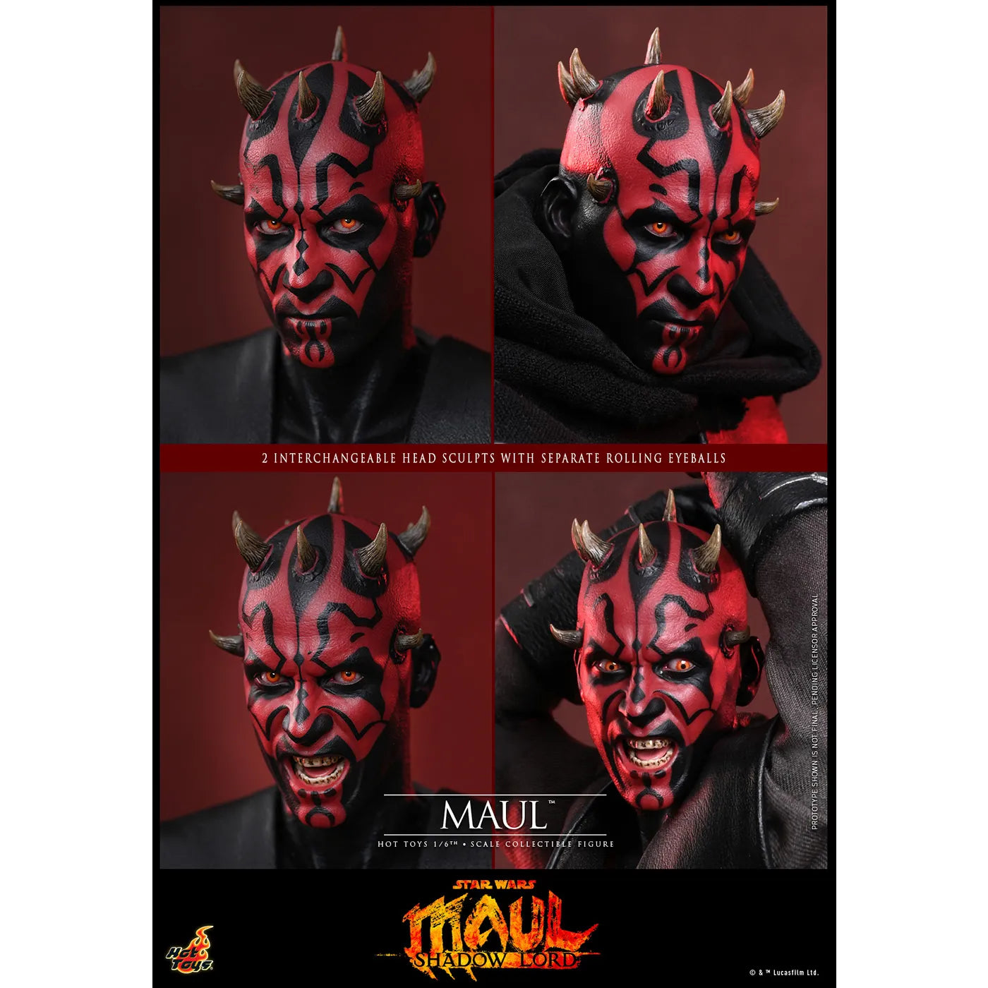 「スター・ウォーズ」1/6スケールフィギュア モール(テレビマスターピース スター・ウォーズ:モール/シャドウ・ロード )