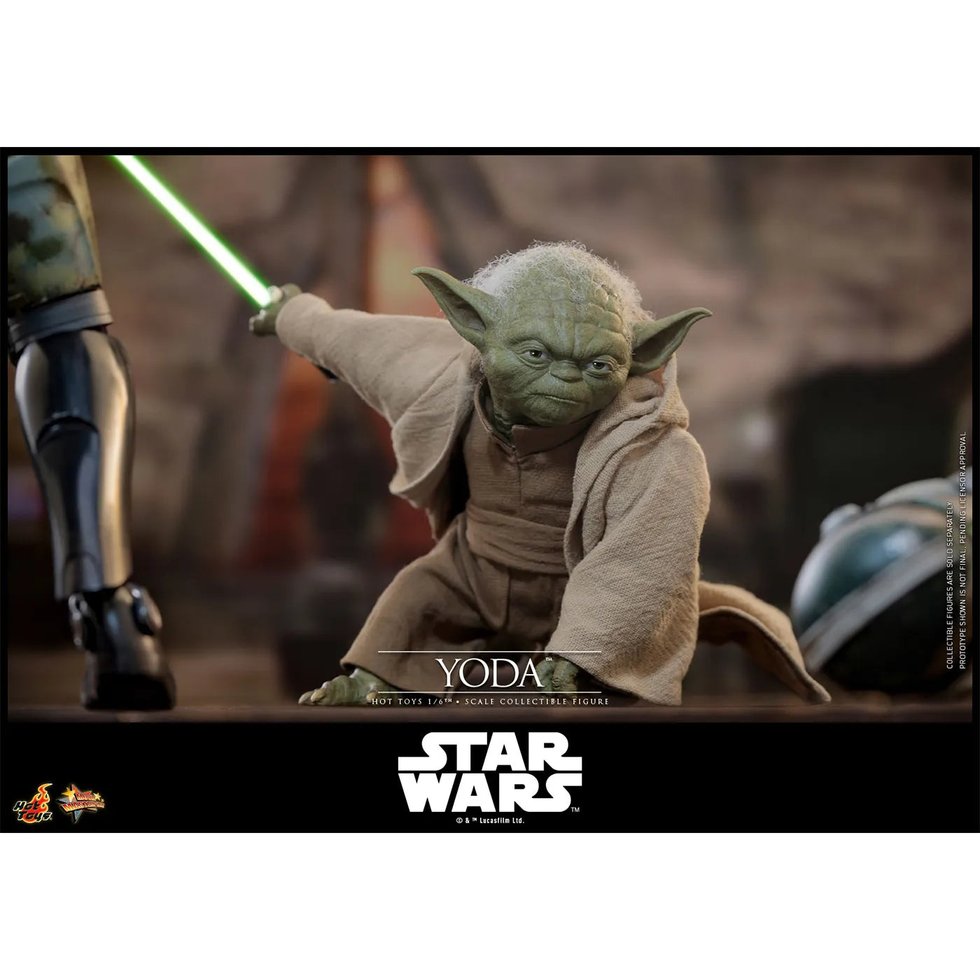 「スター・ウォーズ」1/6スケールフィギュア ヨーダ(ムービーマスターピース スター・ウォーズ エピソード3/シスの復讐)