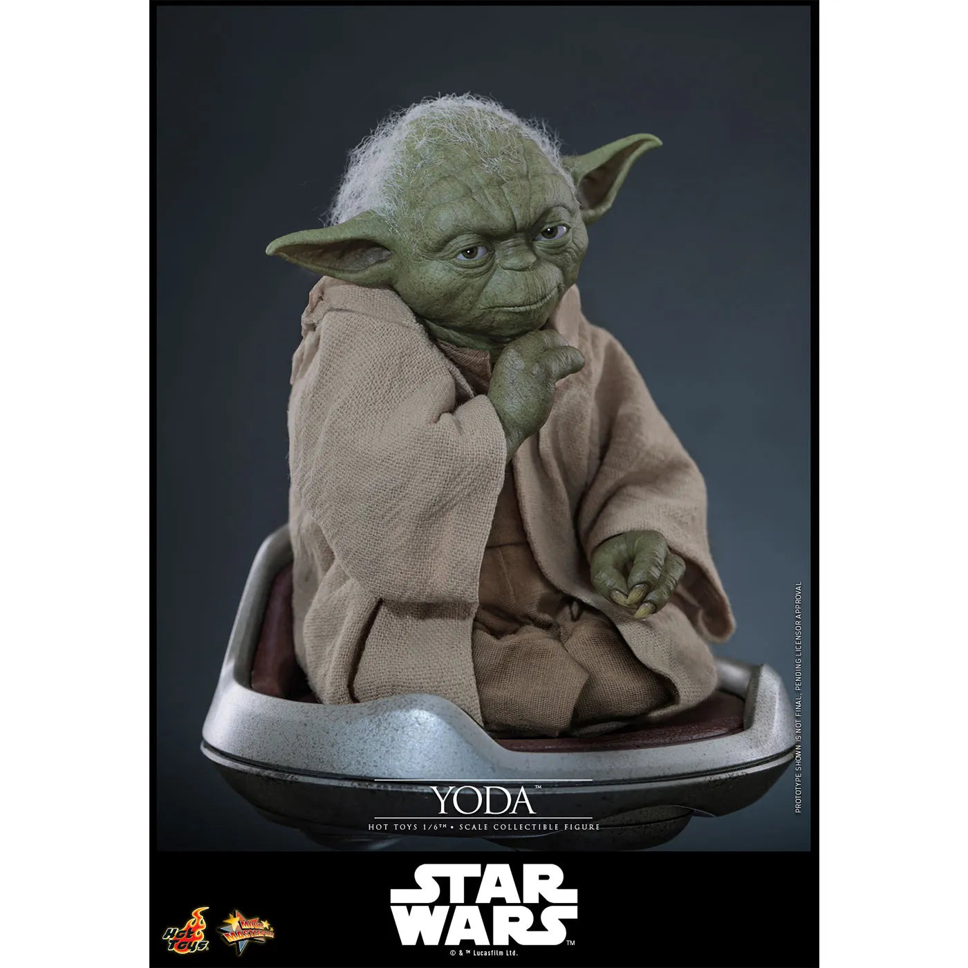 「スター・ウォーズ」1/6スケールフィギュア ヨーダ(ムービーマスターピース スター・ウォーズ エピソード3/シスの復讐)