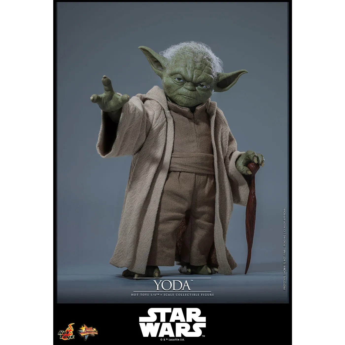 「スター・ウォーズ」1/6スケールフィギュア ヨーダ(ムービーマスターピース スター・ウォーズ エピソード3/シスの復讐)