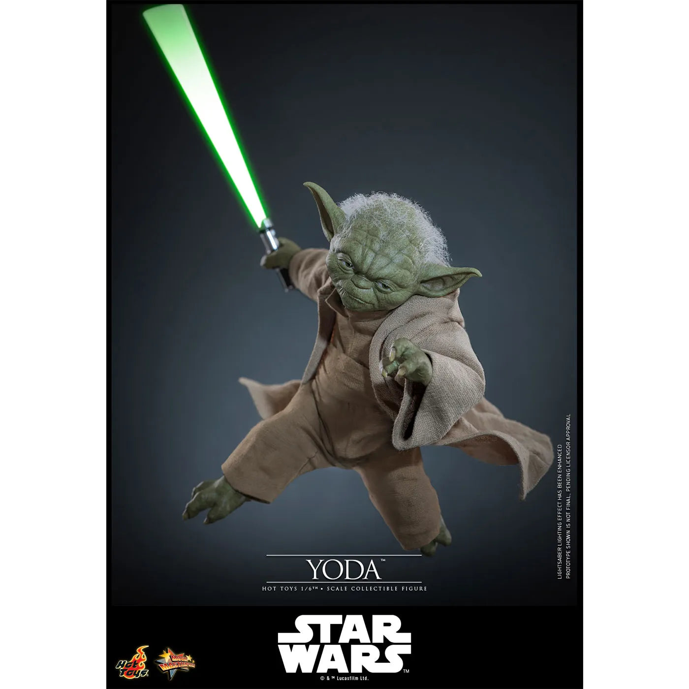 「スター・ウォーズ」1/6スケールフィギュア ヨーダ(ムービーマスターピース スター・ウォーズ エピソード3/シスの復讐)