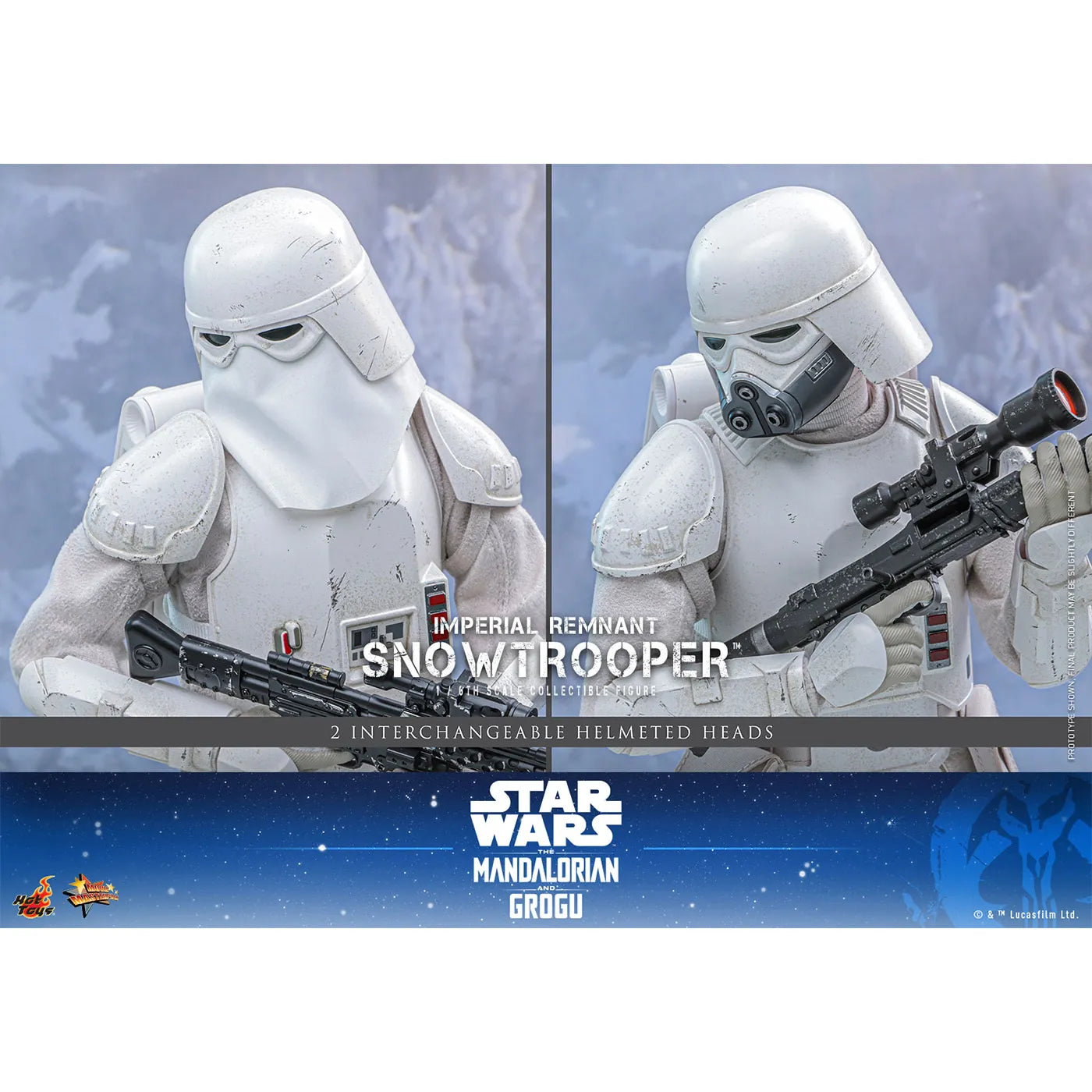 「スター・ウォーズ/マンダロリアン・アンド・グローグー」1/6スケールフィギュア インペリアル・レムナント スノートルーパー(ムービーマスターピース)