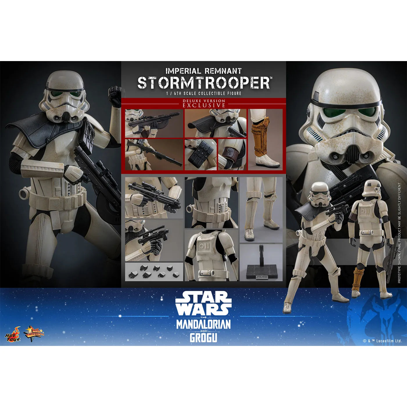 「スター・ウォーズ/マンダロリアン・アンド・グローグー」1/6スケールフィギュア インペリアル・レムナント ストームトルーパー デラックス版(ムービーマスターピース )