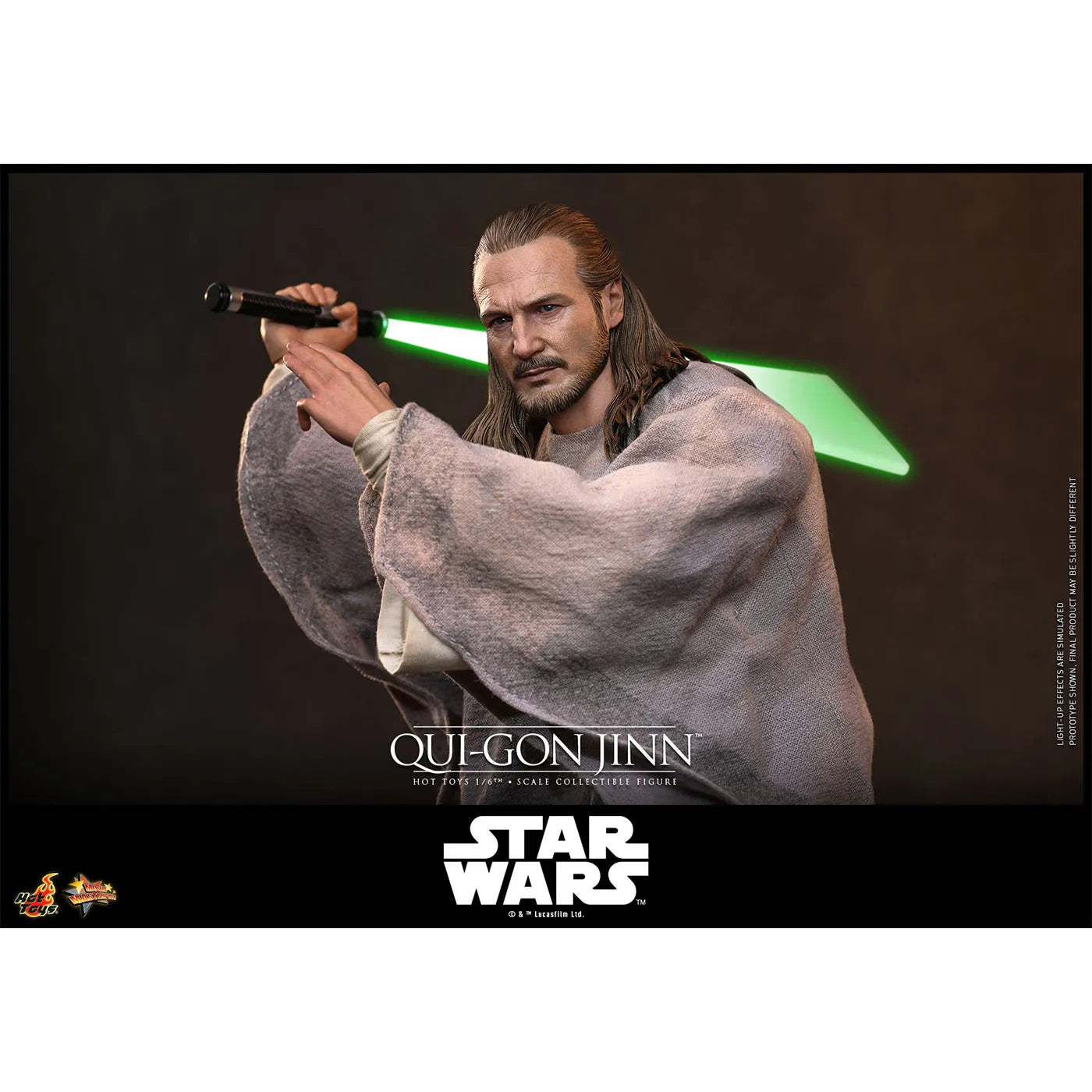 「スター・ウォーズ」1/6スケールフィギュア クワイ=ガン・ジン(2.0版)(エピソード1/ファントム・メナス ムービー・マスターピース)